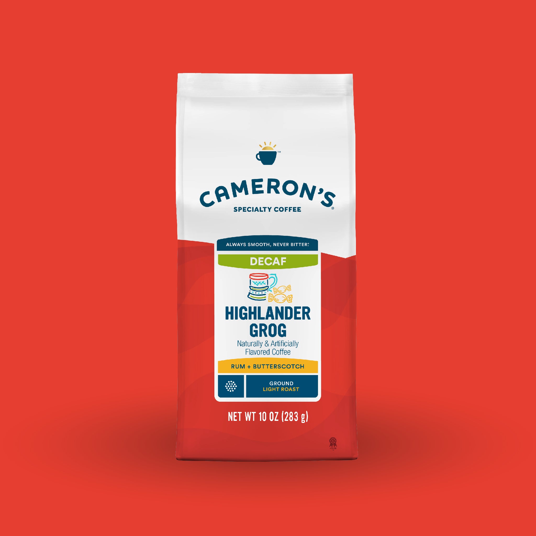 Decaf Highlander Grog Ground / 10 oz / Single