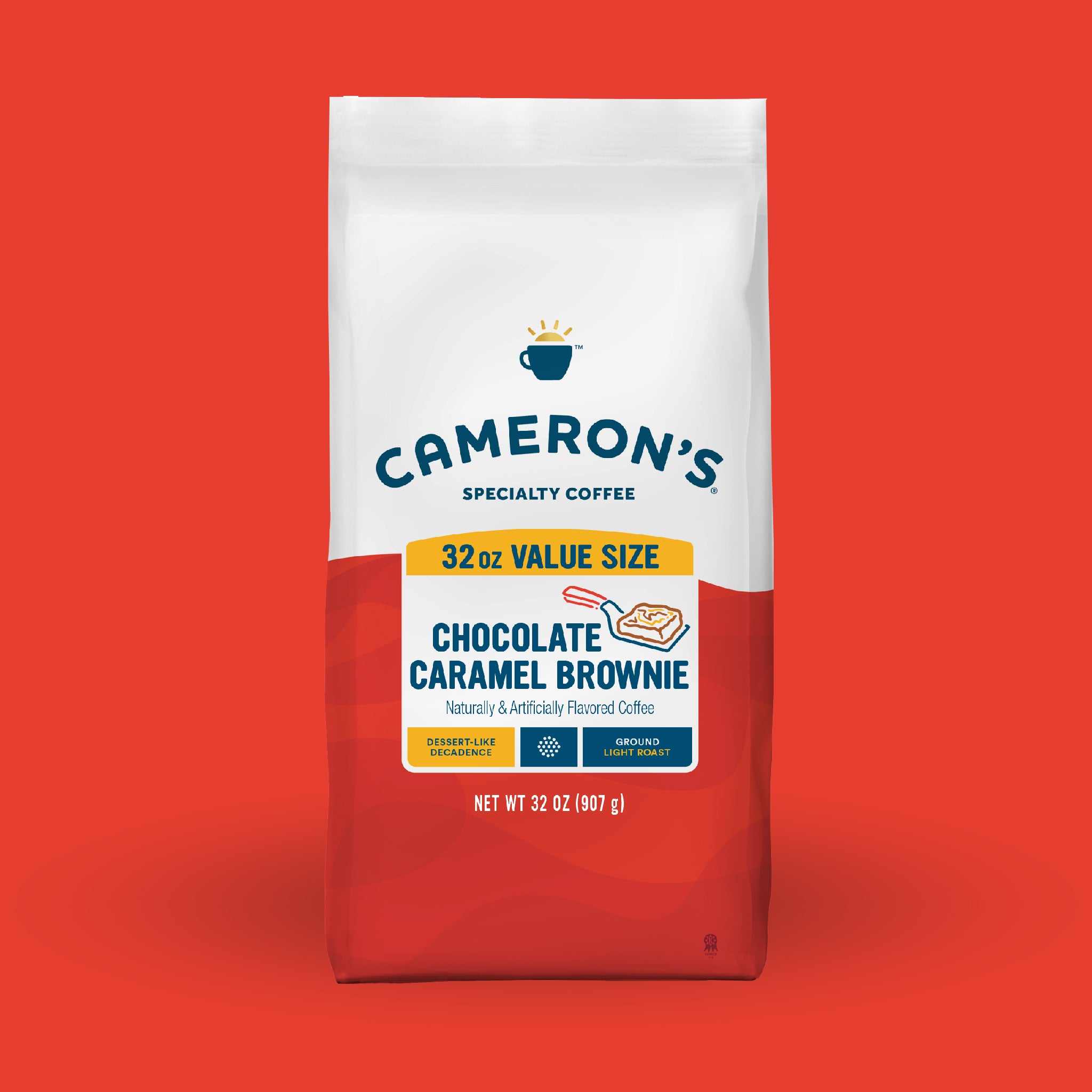 Chocolate Caramel Brownie Ground / 32 oz / Single