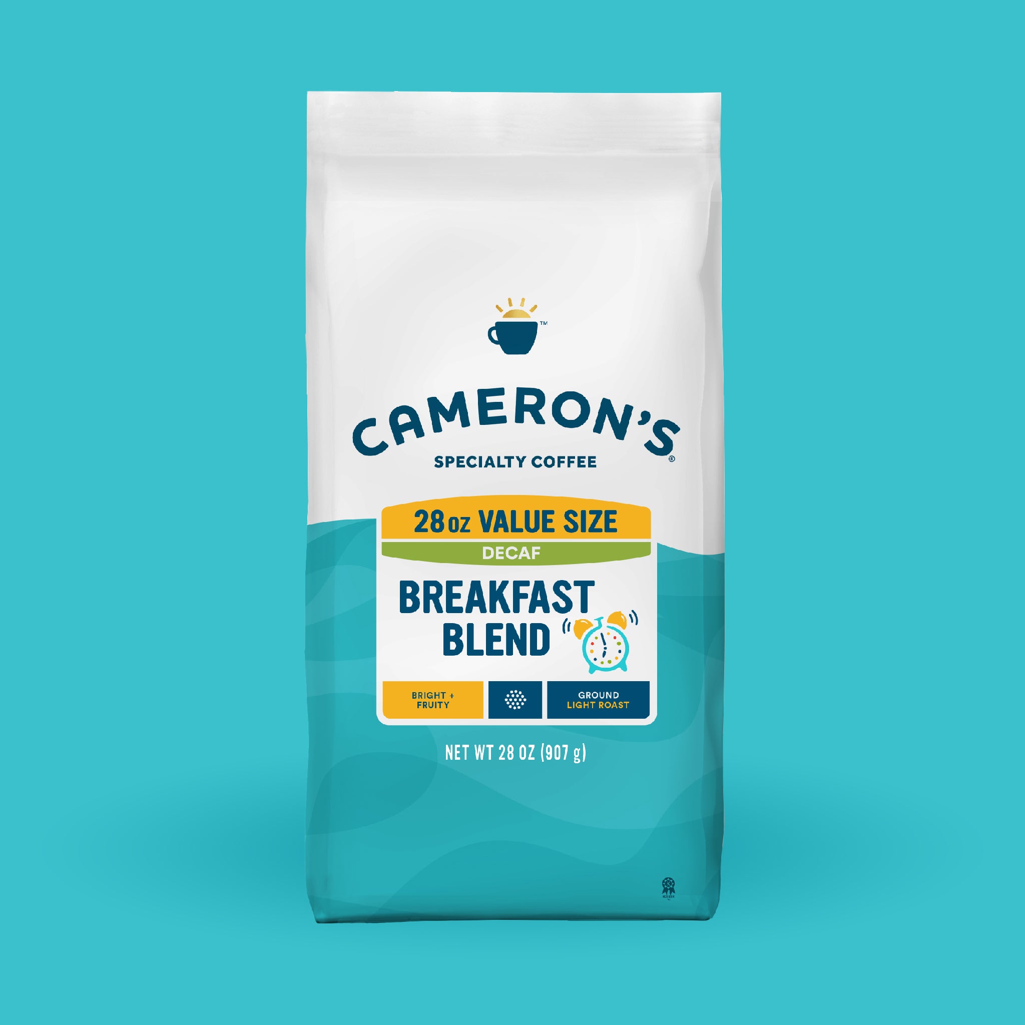 Decaf Breakfast Blend Ground / 28 oz / Single