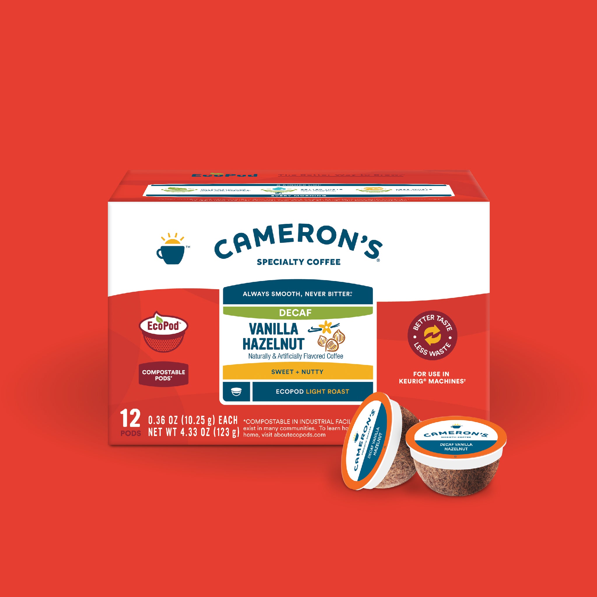 Decaf Vanilla Hazelnut EcoPods 12 ct / Single