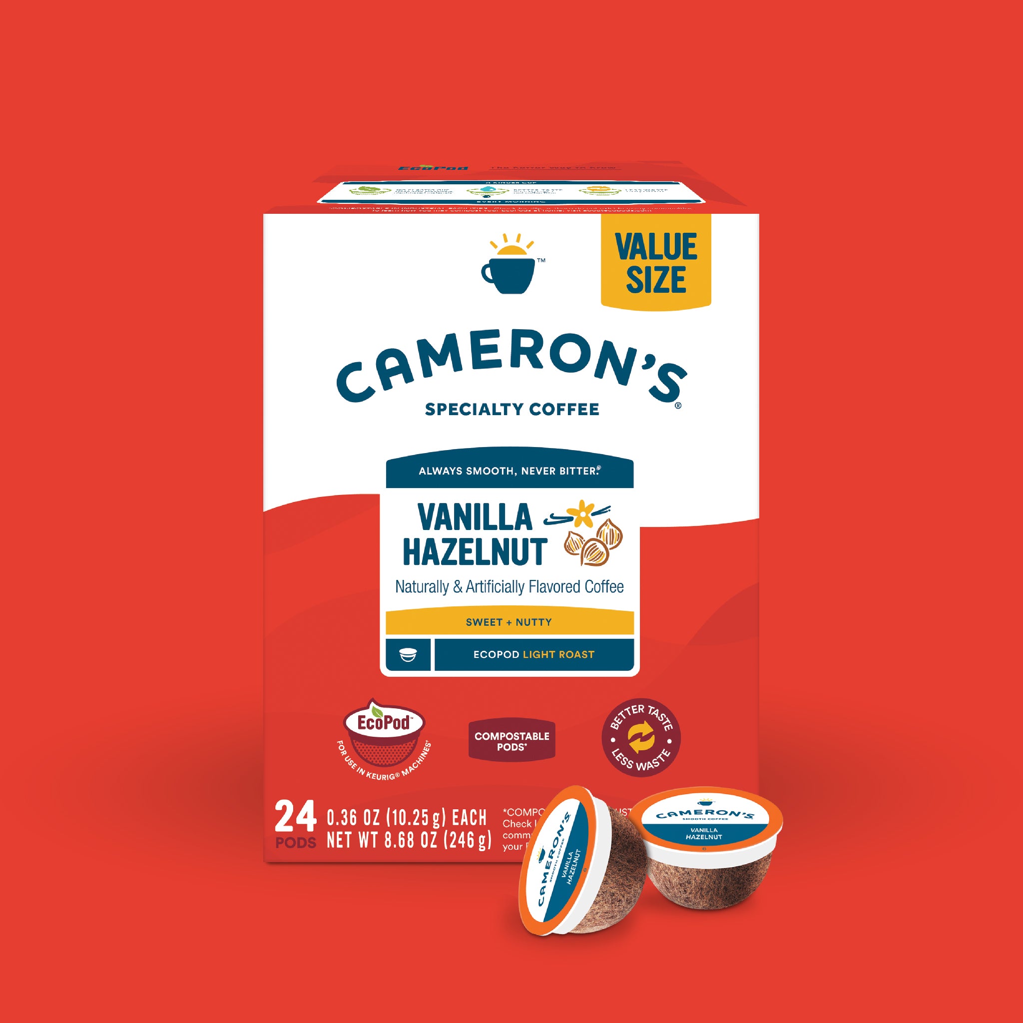 Vanilla Hazelnut EcoPods 24 ct / Single