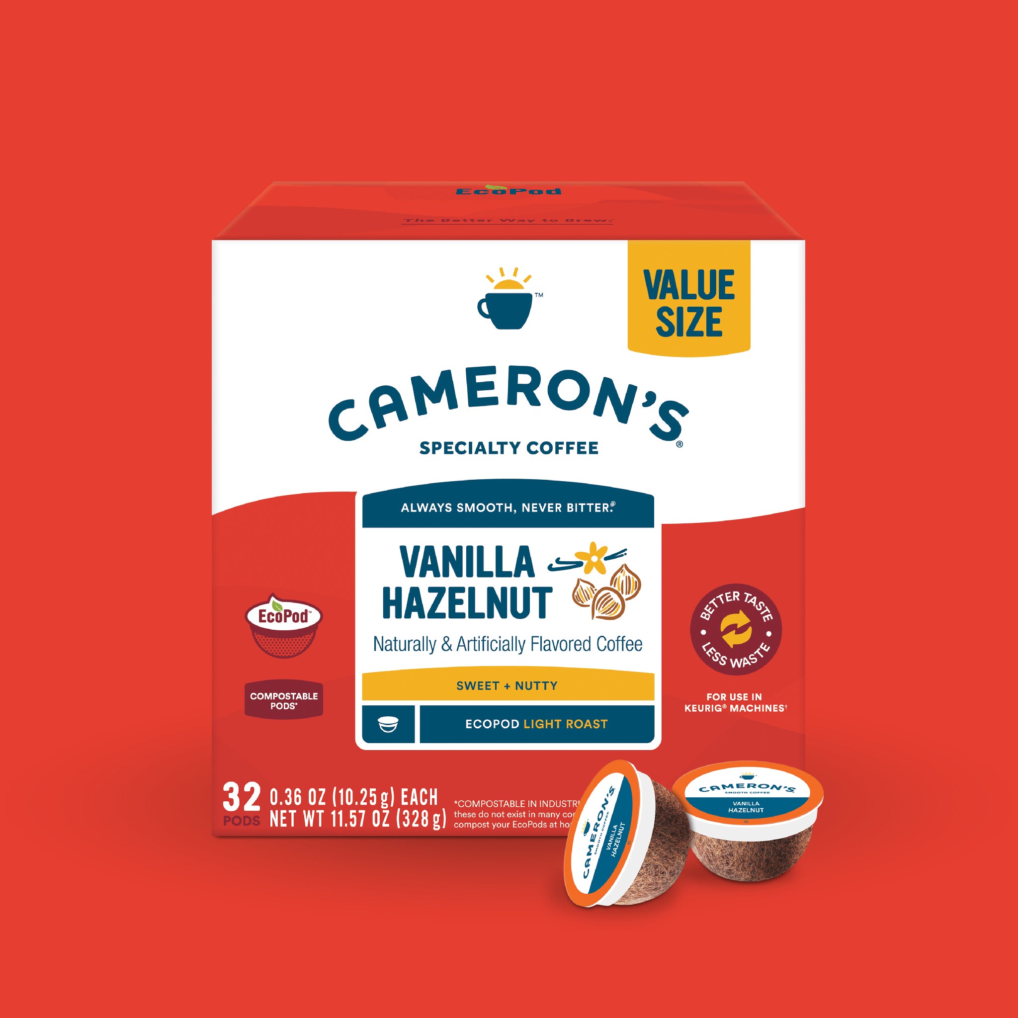 Vanilla Hazelnut EcoPods 32 ct / Single