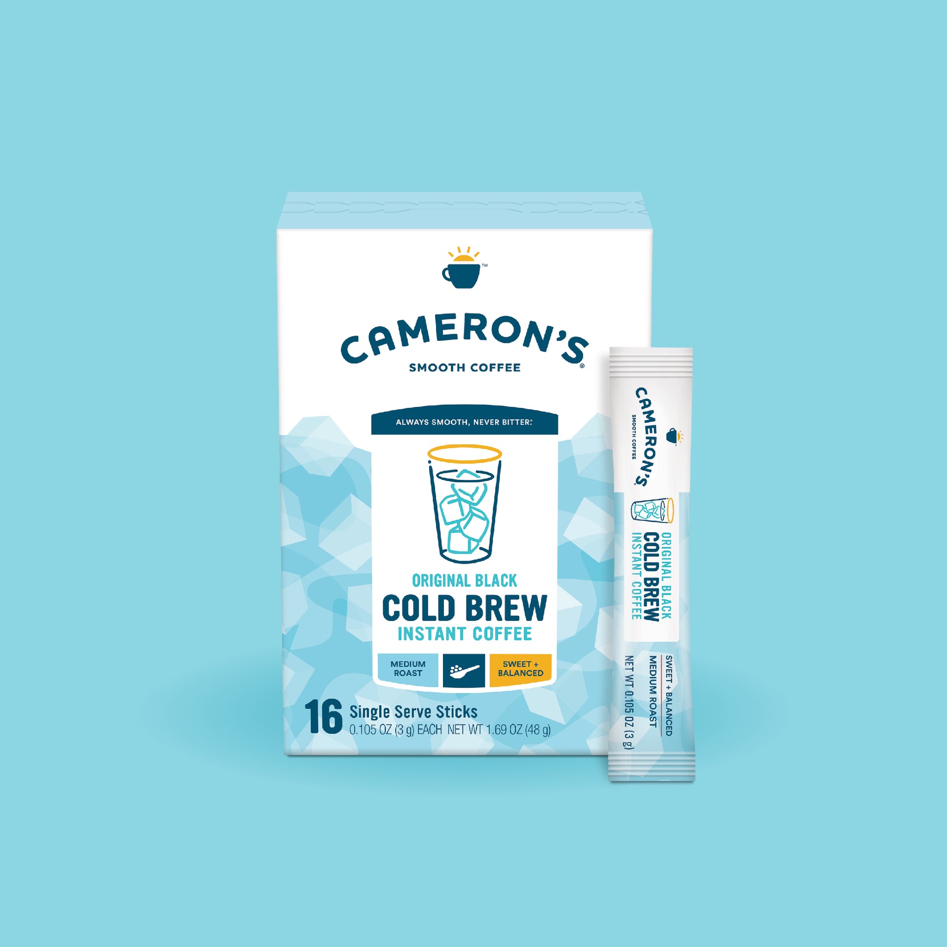 Cold Brew Instant Coffee Sticks Instant / 16 ct / Single