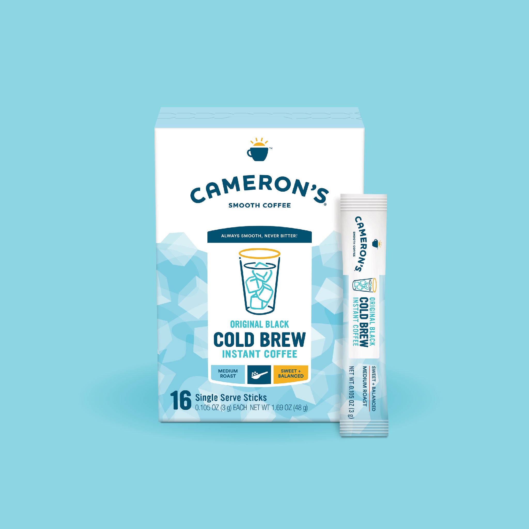 Cold Brew Instant Coffee Sticks Instant / 16 ct / Single