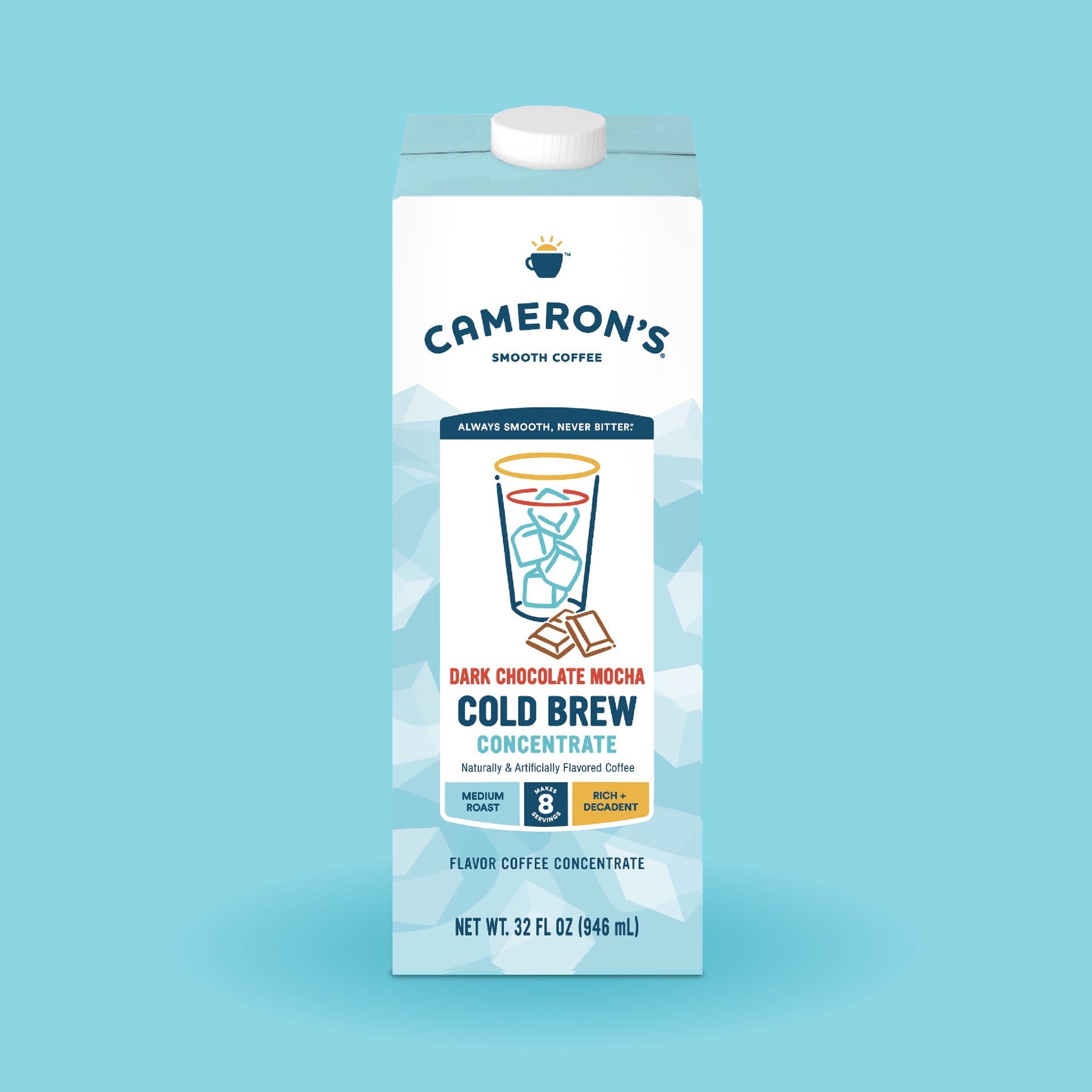 Dark Chocolate Mocha Cold Brew Concentrate - Cameron's Coffee