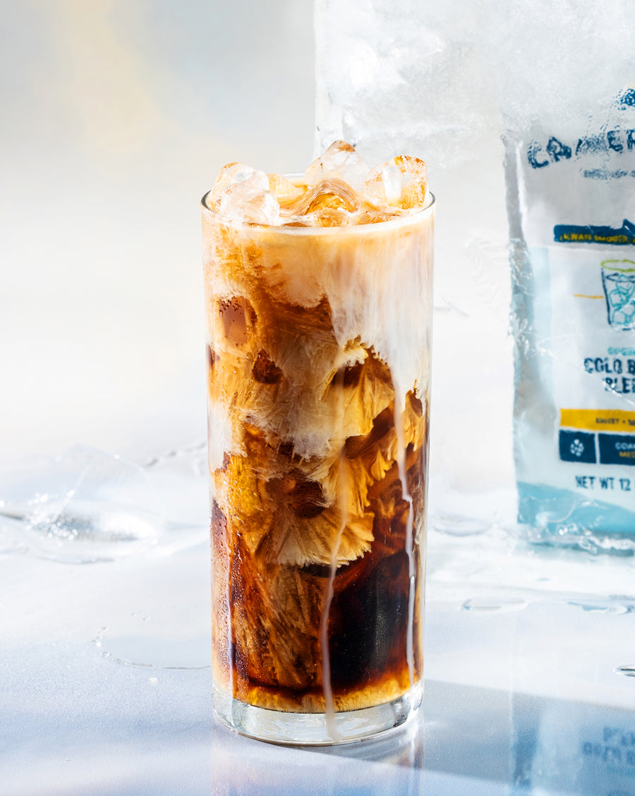 iced coffee with cream