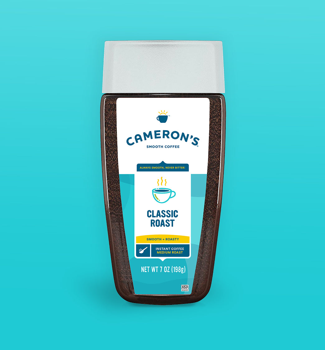 Cameron's Coffee Instant Classic Roast 7oz. Jar