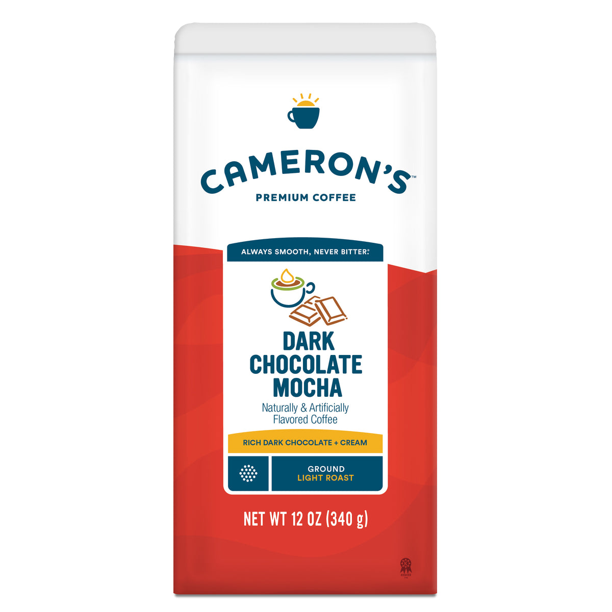 Dark Chocolate Mocha Ground / 12 oz / Single