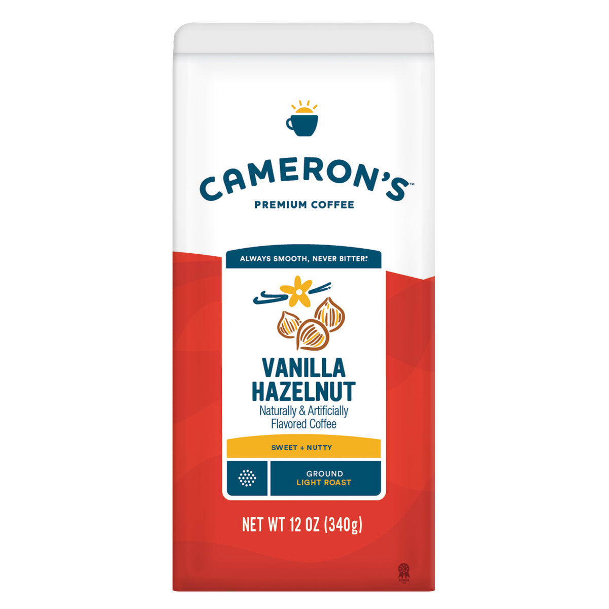 Vanilla Hazelnut Ground / 12 oz / Single