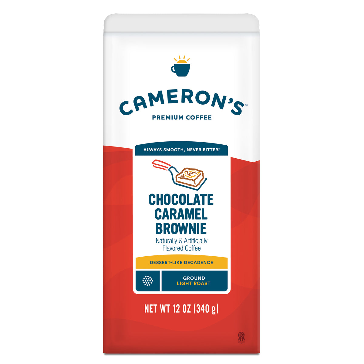 Chocolate Caramel Brownie Ground / 12 oz / Single
