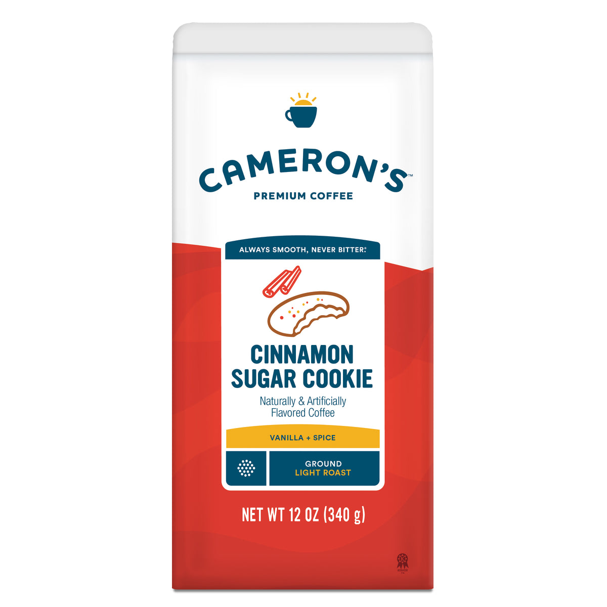 Cinnamon Sugar Cookie Ground / 12 oz / Single