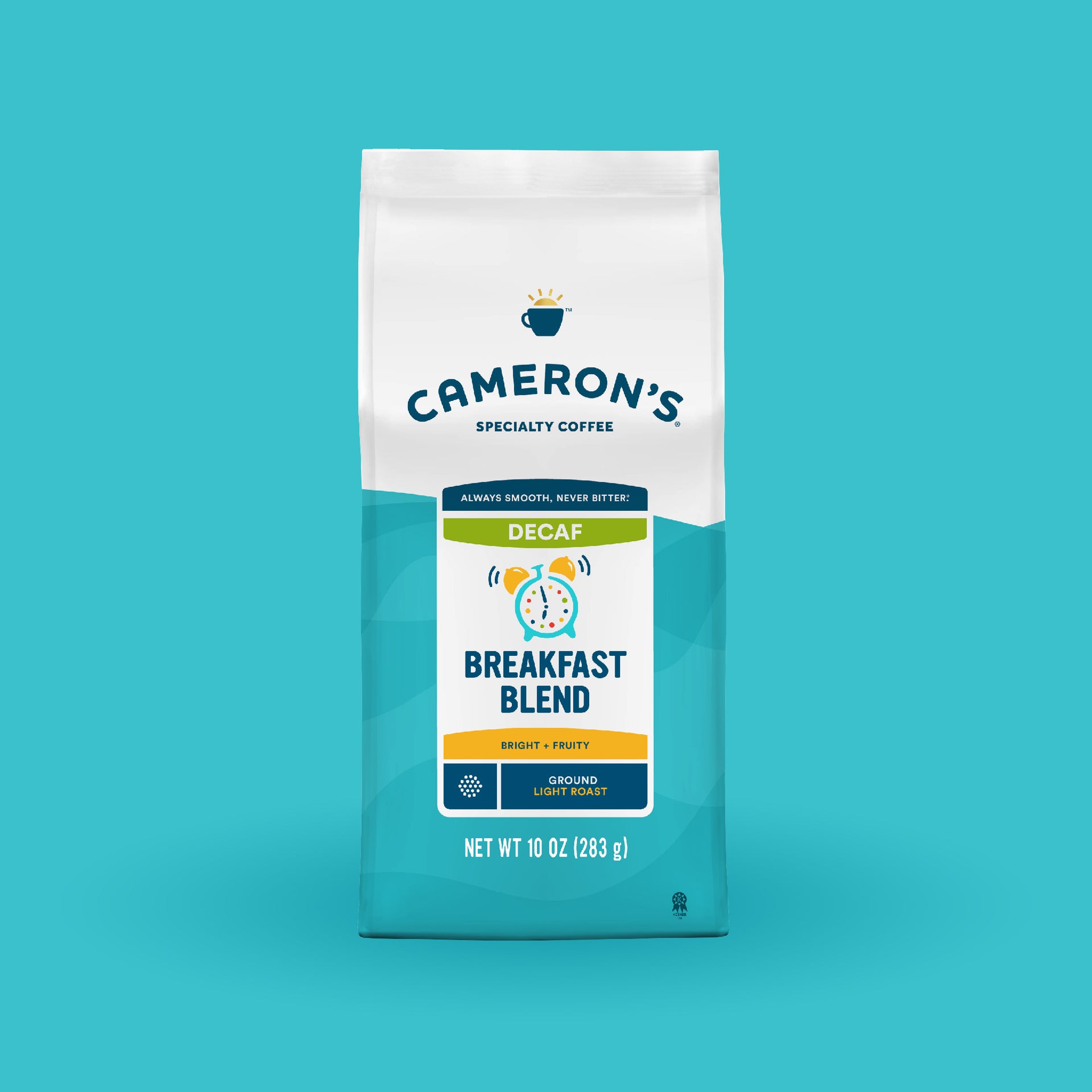 Decaf Breakfast Blend Ground / 10 oz / Single