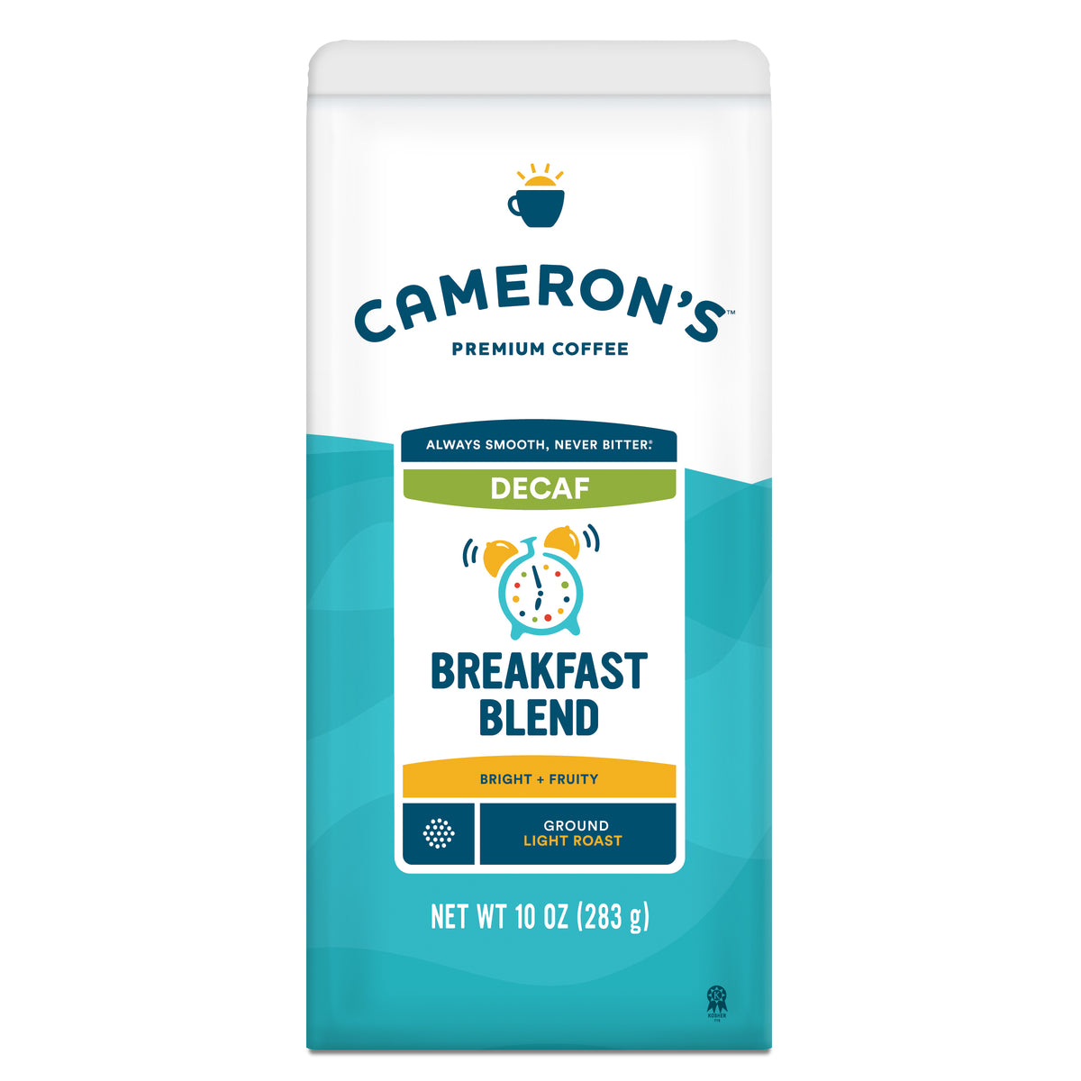 Decaf Breakfast Blend Ground / 10 oz / Single