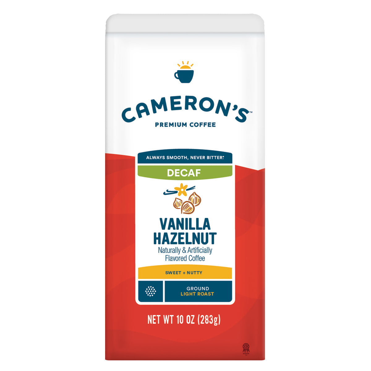 Decaf Vanilla Hazelnut Ground / 10 oz / Single
