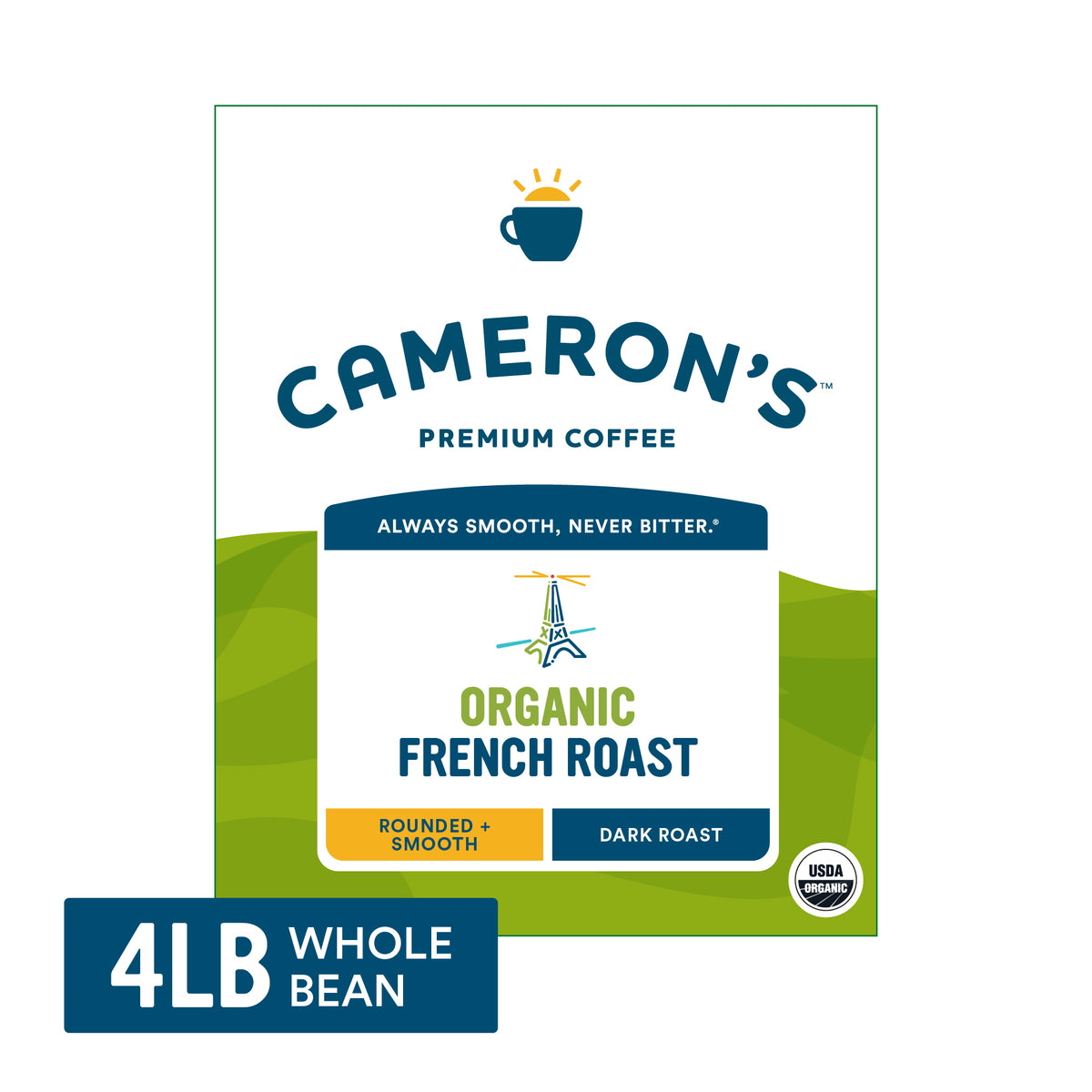 Organic French Roast Whole Bean / 4lb