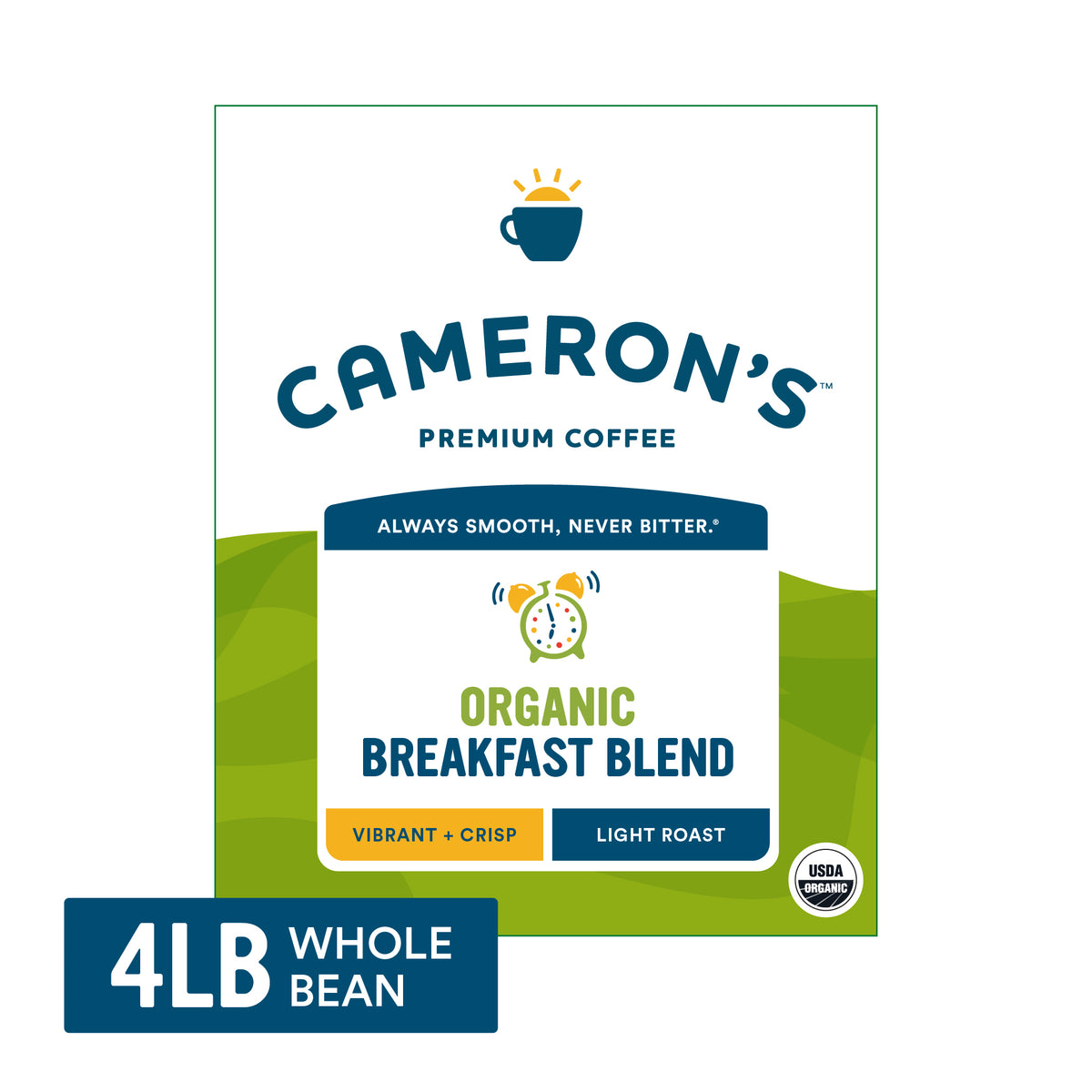 Organic Breakfast Blend Whole Bean / 4lb
