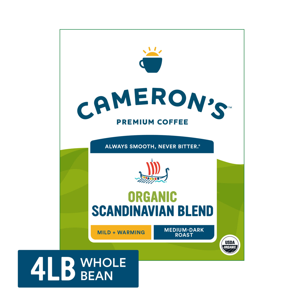 Organic Scandinavian Blend Whole Bean / 4lb Whole Bean