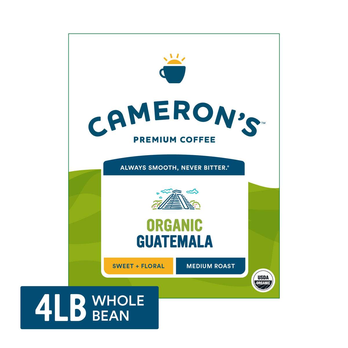 Cameron's Coffee Organic Guatemala 4lb Whole Bean Card