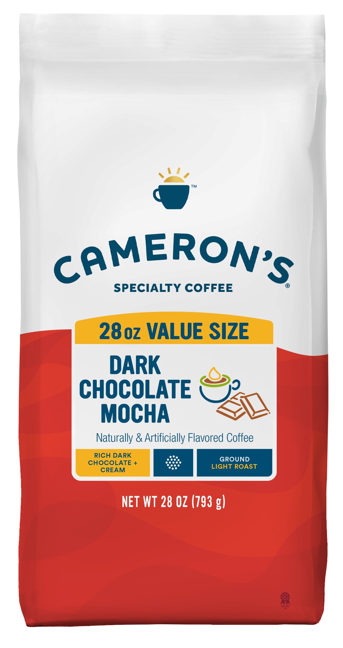 Dark Chocolate Mocha Ground / 28 oz / Single
