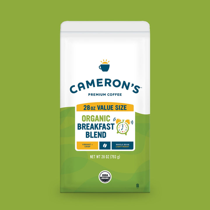 Organic Breakfast Blend Whole Bean / 28 oz / Single