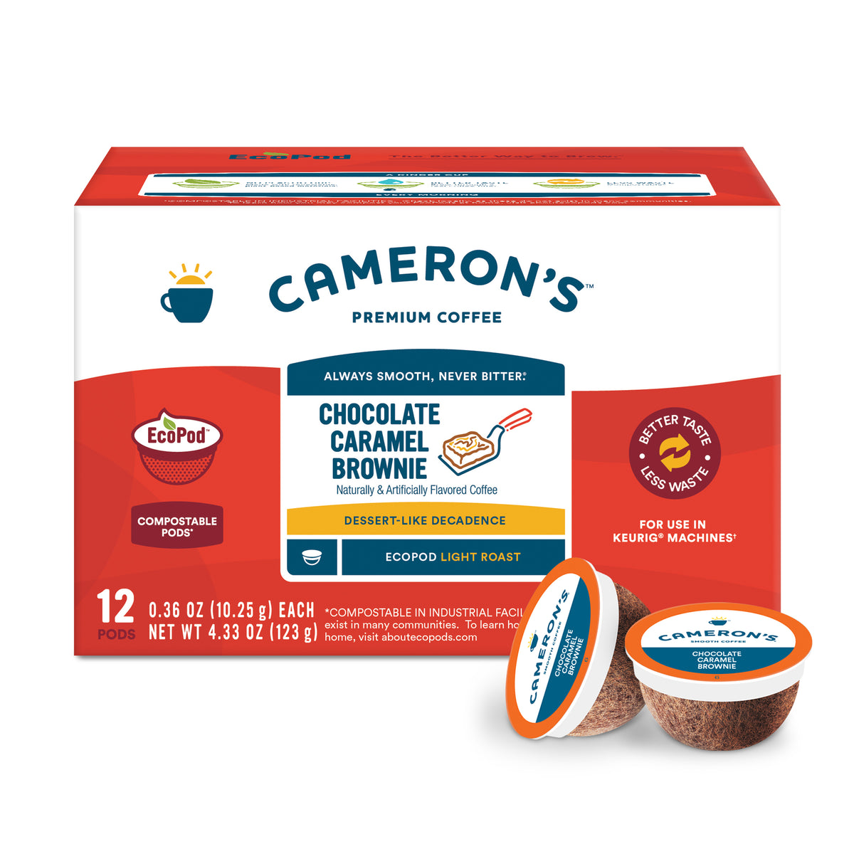 Chocolate Caramel Brownie EcoPods 12 ct / Single