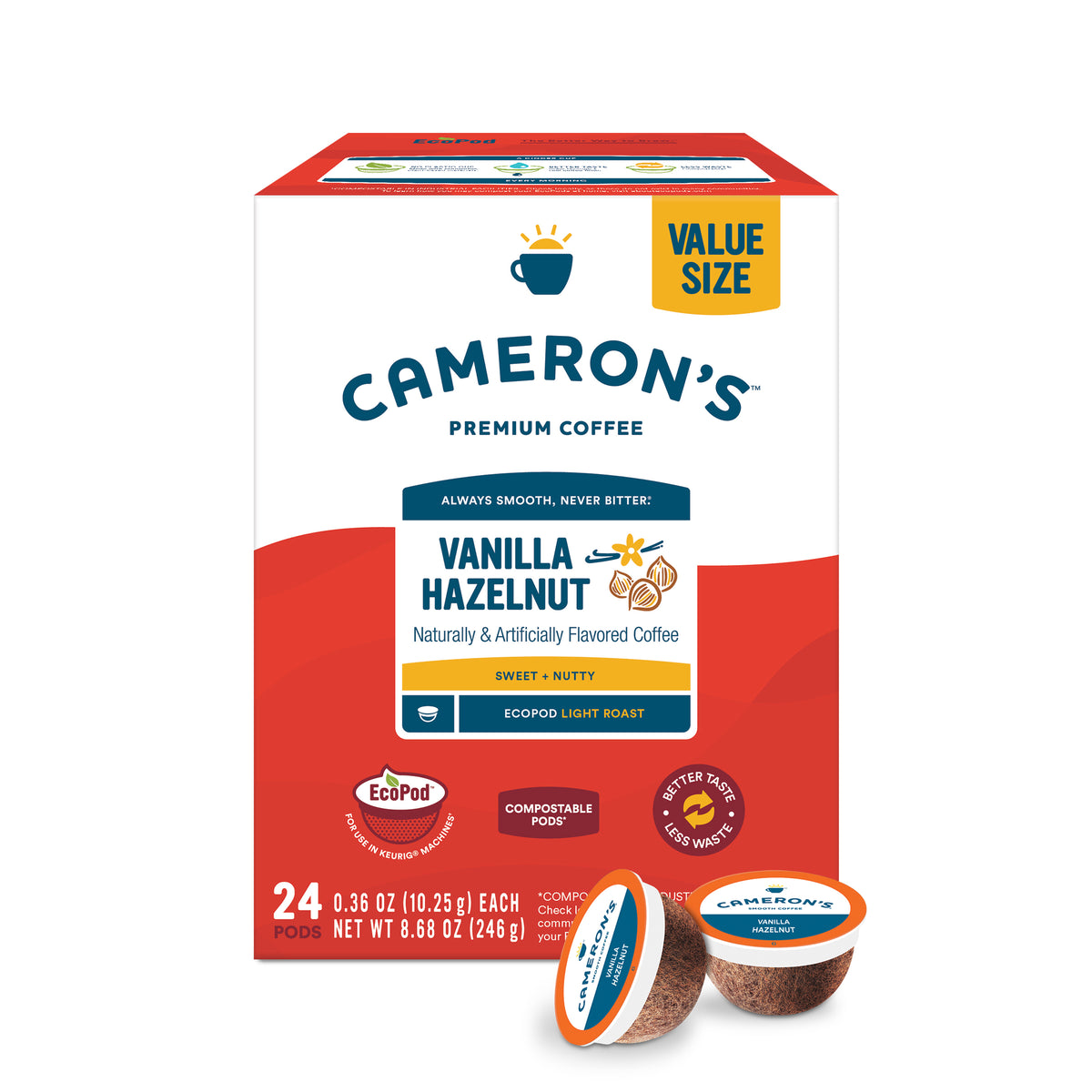 Vanilla Hazelnut EcoPods 24 ct / Single