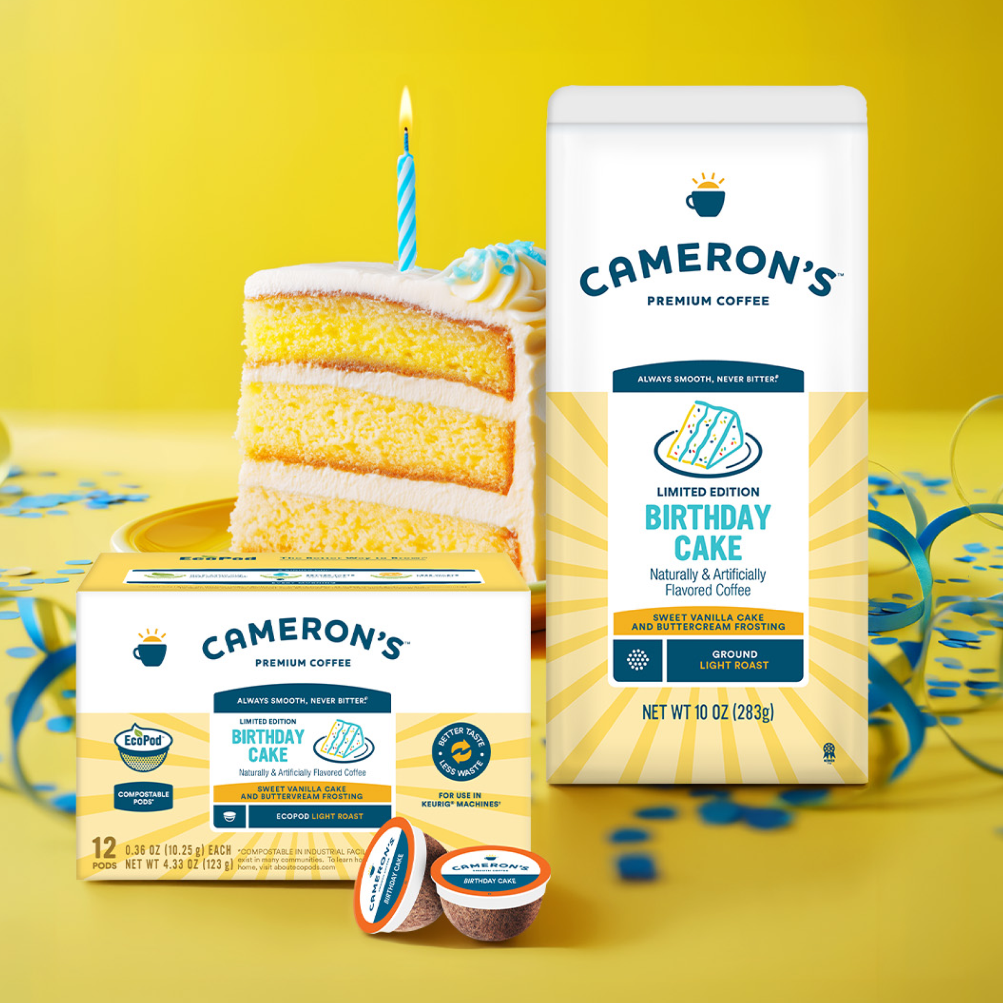 Cameron's Coffee Cameron's Coffee Birthday Cake Ground Coffee — product image