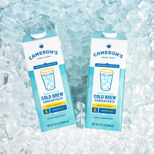 cold brew concentrate on ice