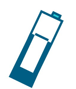 blue cold brew icon

