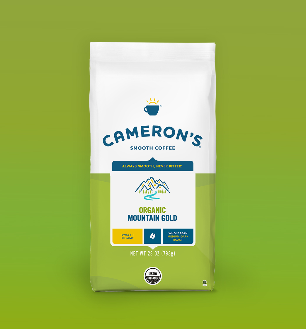 10668-20416-camerons-coffee-organic-mountain-gold-WB-28oz.jpg Camerons Coffee Organic Mountain Gold WB