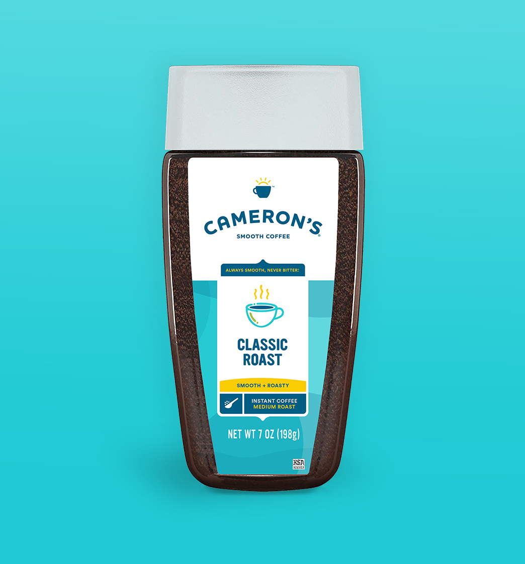camerons-coffee-instant-classic Cameron's Coffee Instant Classic Roast 7oz. Jar