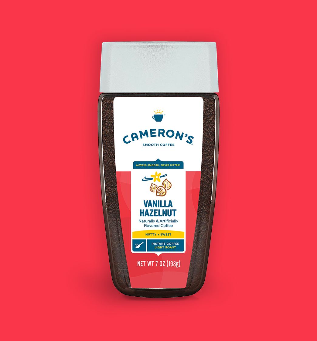 camerons-coffee-instant-vanilla-hazelnut Cameron's Coffee Vanilla Hazelnut Instant Coffee 8oz. Jar