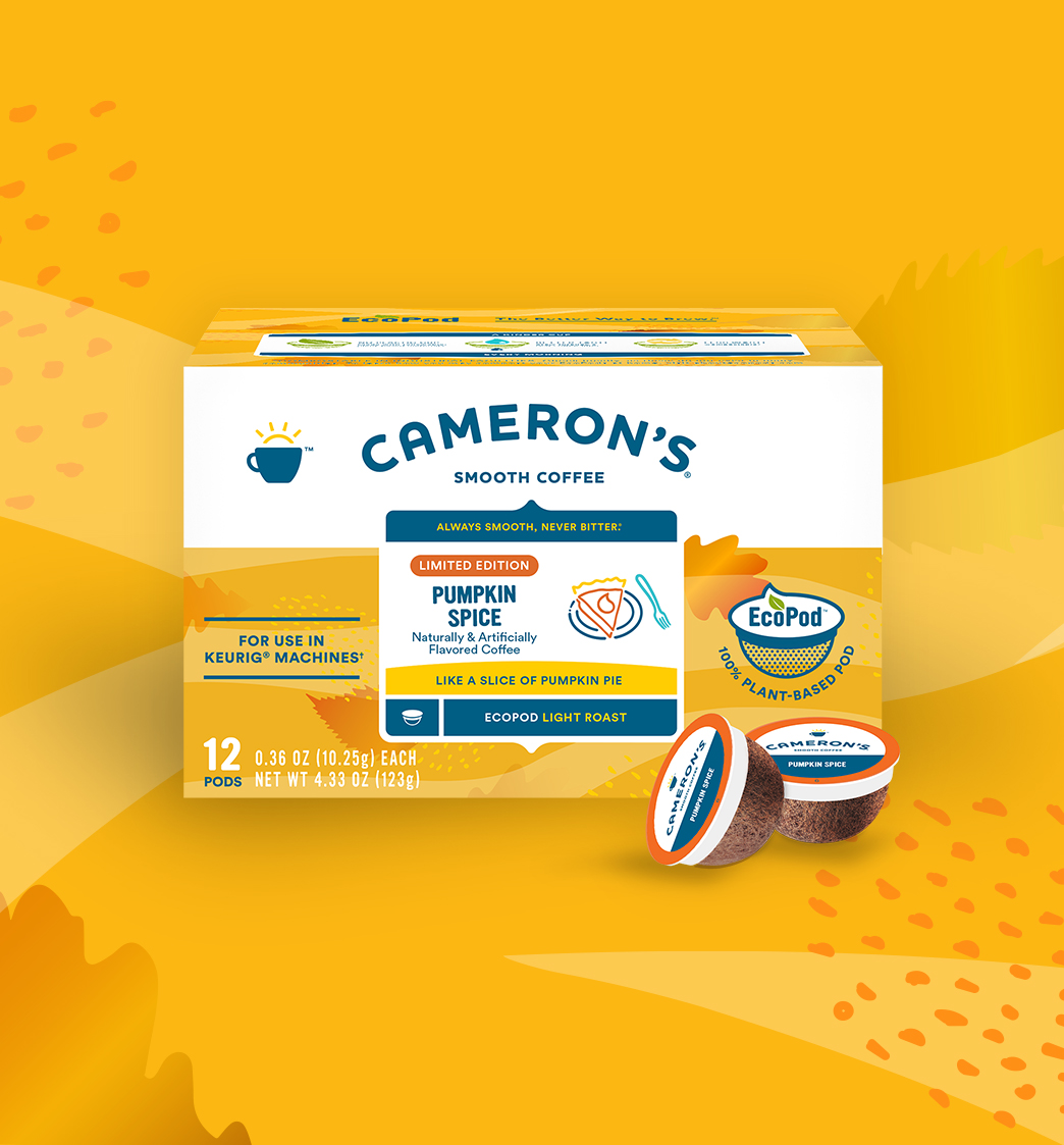 camerons-coffee-pumpkin-spice-12ct Cameron's Coffee Pumpkin Spice EcoPods, 12ct; Case of 6