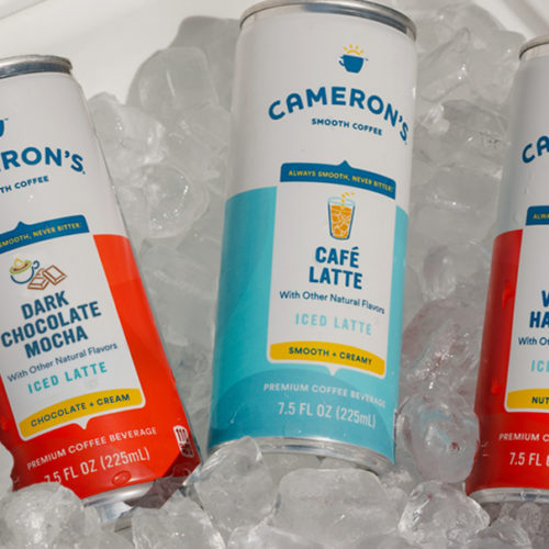 Cameron's Coffee Iced Lattes in Cooler