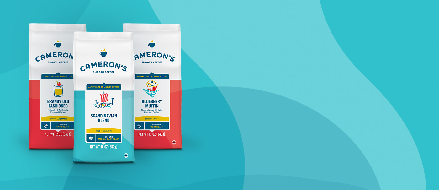 Cameron's Coffee Bags of new blends for 2022