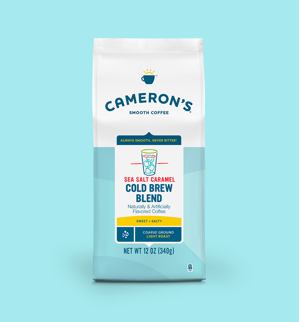 camerons-coffee-sea-salt-caramel-cold-brew-blend-CG-12oz Cameron's Coffee Sea Salt Caramel Cold Brew Blend, Ground, 12oz. Coffee Bag