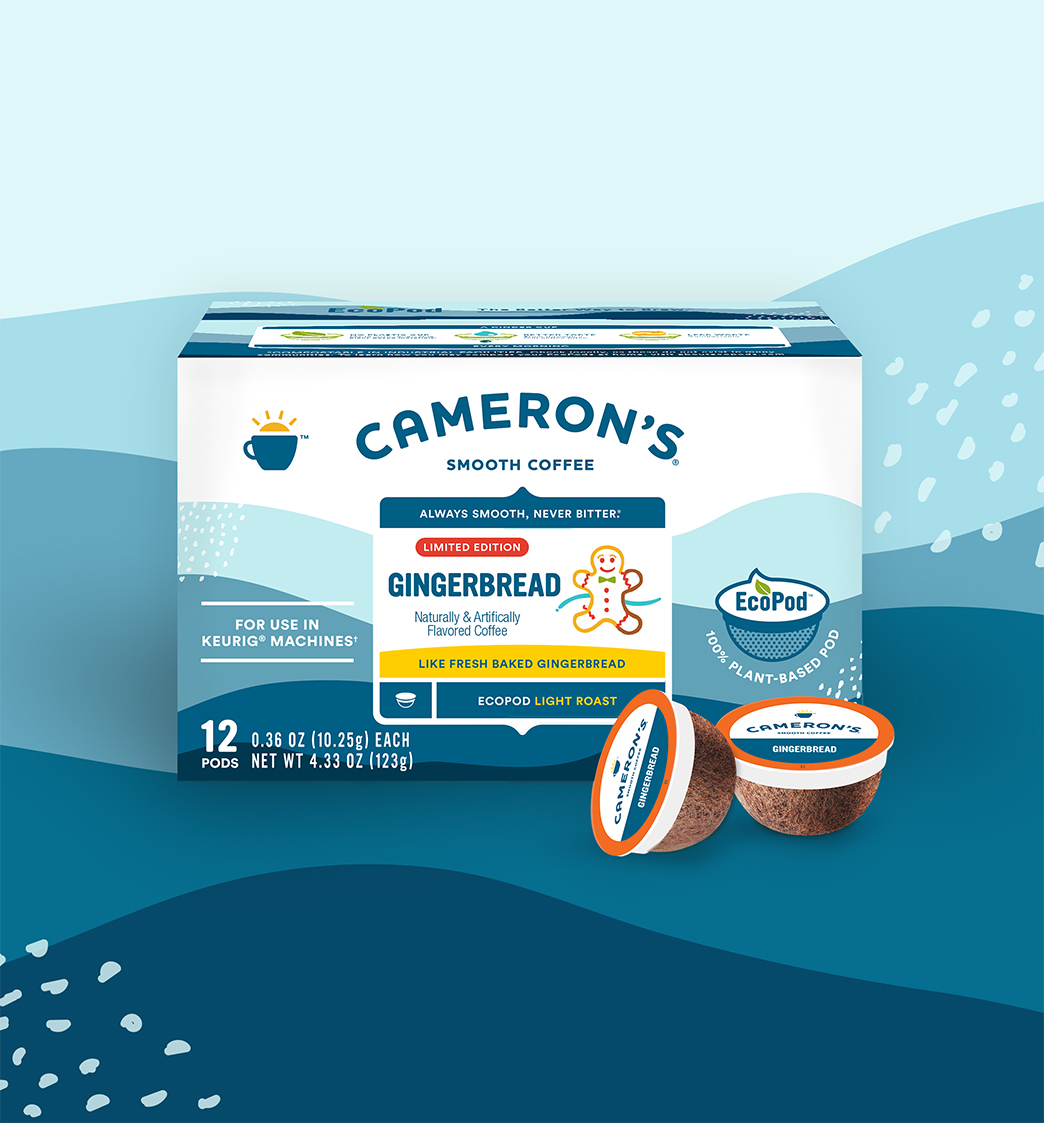 camerons-coffee-gingerbread-12ct Cameron's Gingerbread EcoPods; 12ct. Case of 6